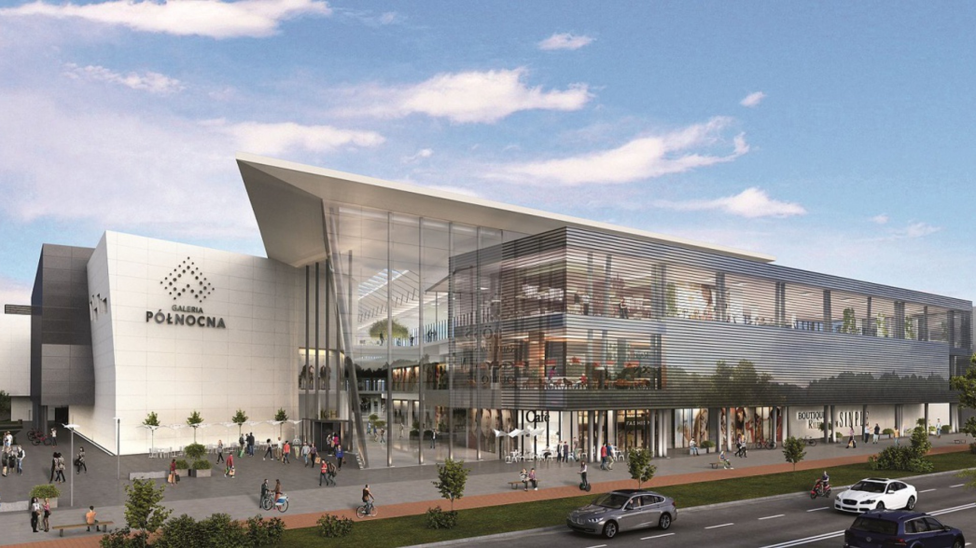 Galeria Północna, nowoczesne centrum handlowo-rozrywkowe ma nadać nową jakość warszawskiemu rynkowi handlowemu. Jest projektem tworzonym we współpracy z najlepszymi architektami z pracowni APA Wojciechowski i Moshe Tzur Architects.