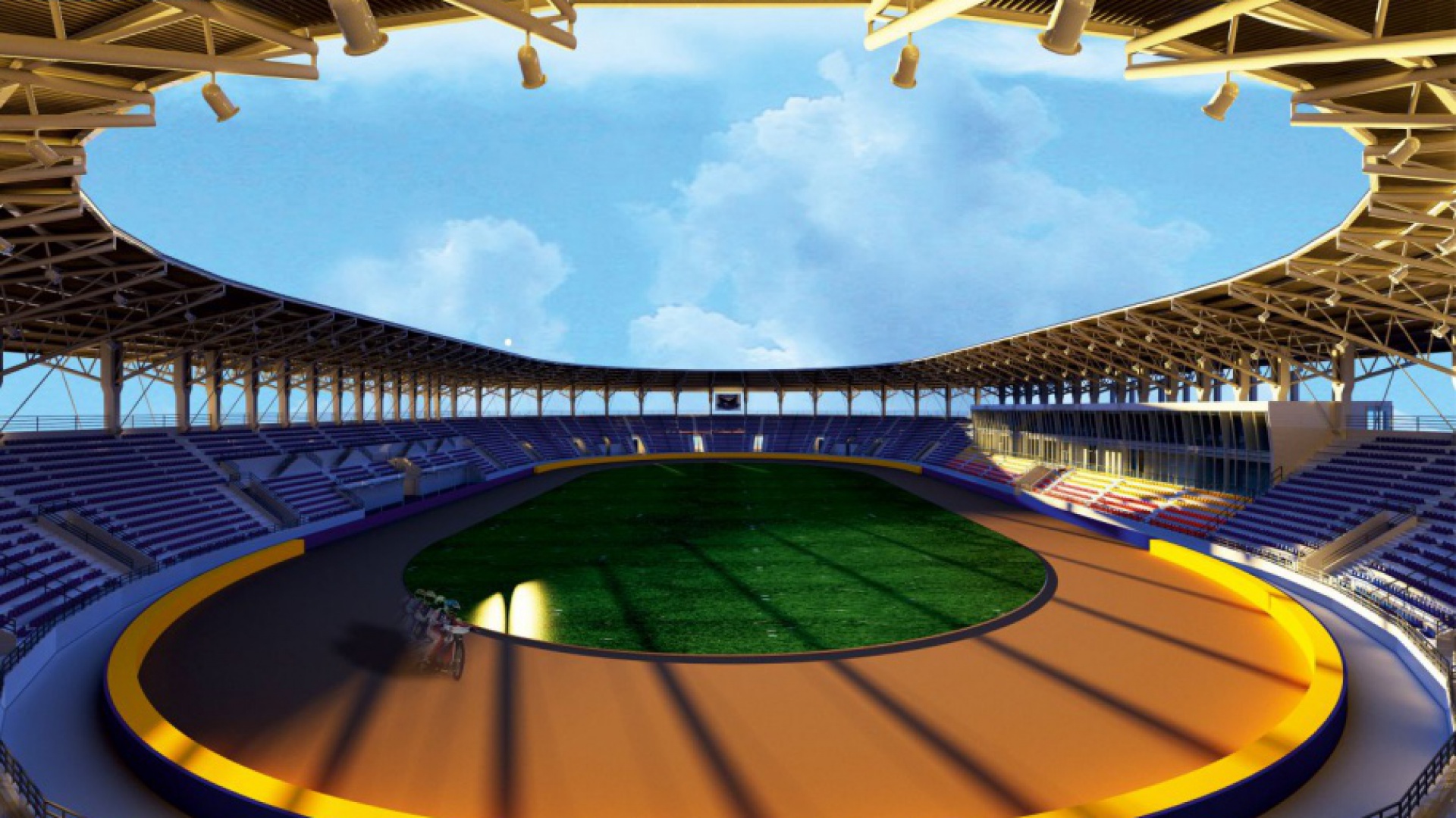 Stadion żużlowy w Łodzi, projekt Koszt-Bud Dariusz Majer, fot. UM Łódź