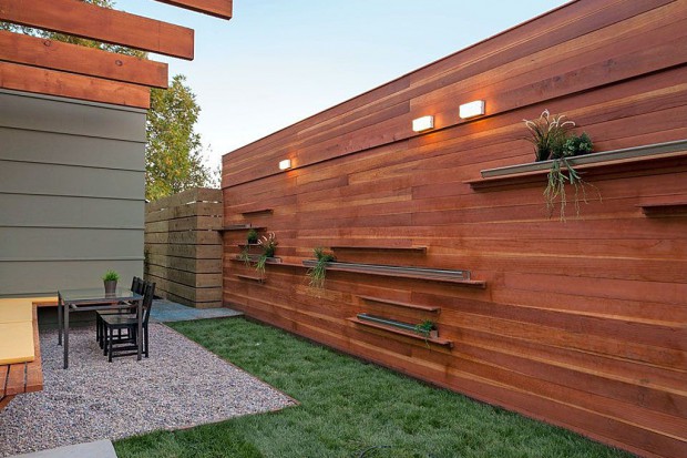 20 pomysłów na drewniane ogrodzenie w stylu nowoczesnym