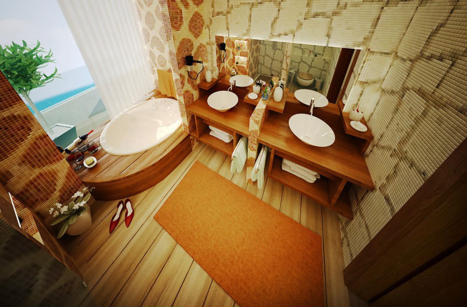 Blat drewniany. Fot. Home Designing.