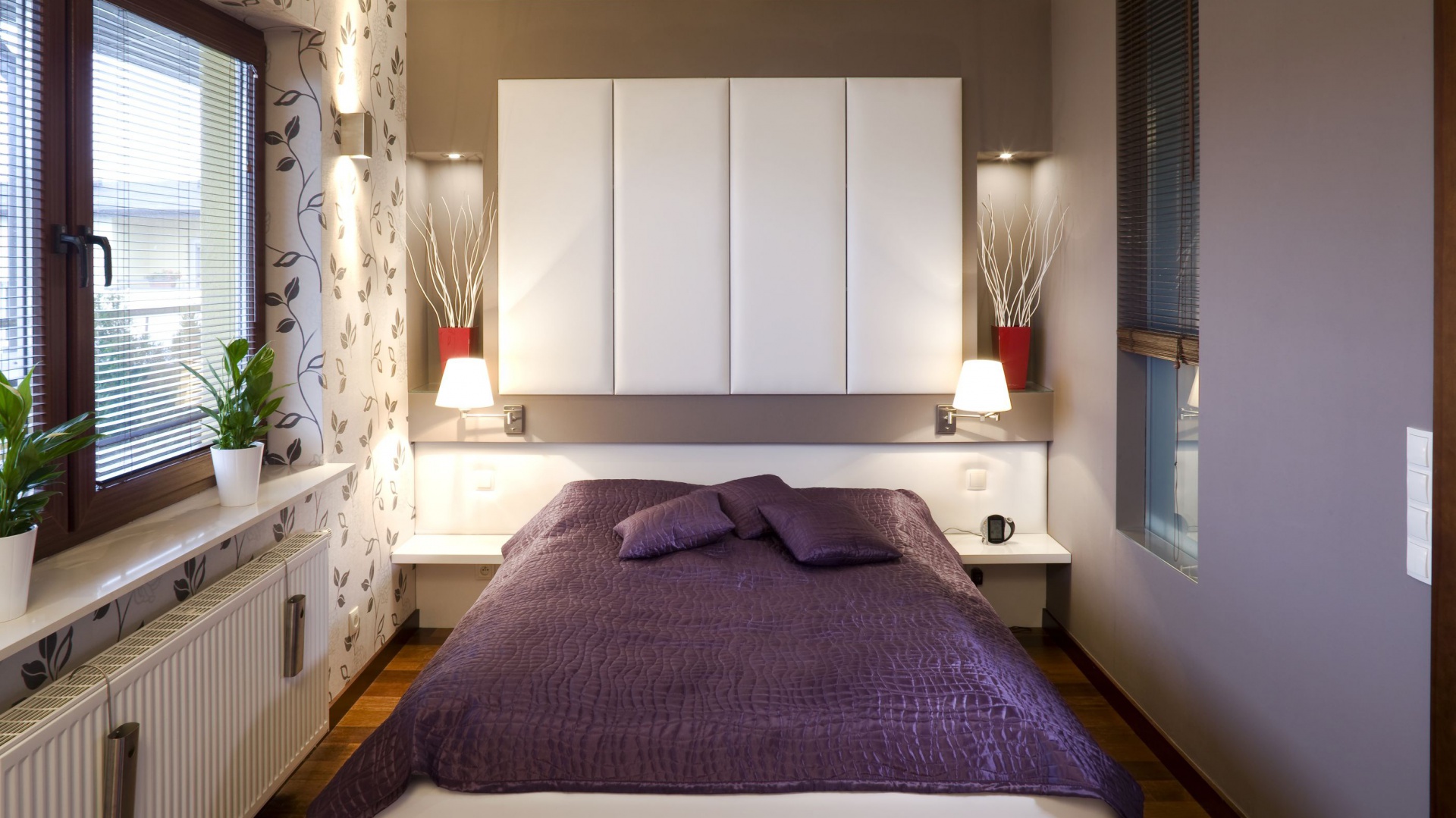 Fiolet we wnętrzu – 12 aranżacji sypialni prosto z polskich domów