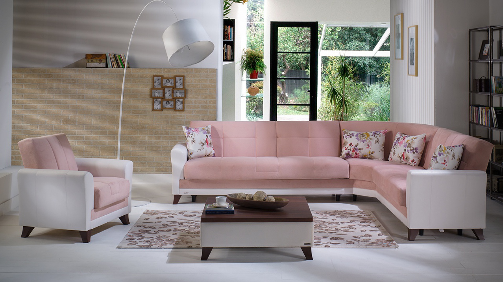 Jasnoróżowa sofa narożna to&hellip; Różowa kanapa. 15