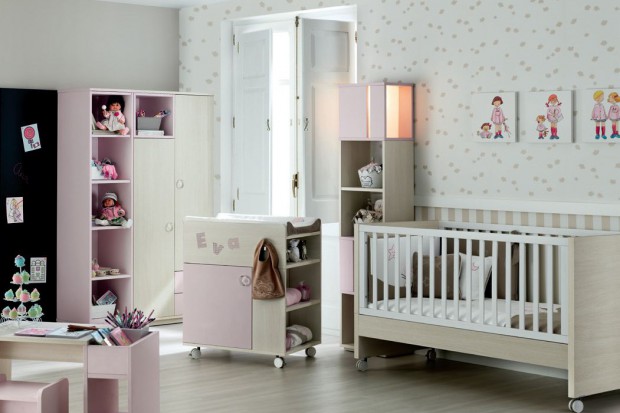 Prezentujemy pomysłowe pokoje niemowlęce dedykowane najmniejszym dziewczynkom.