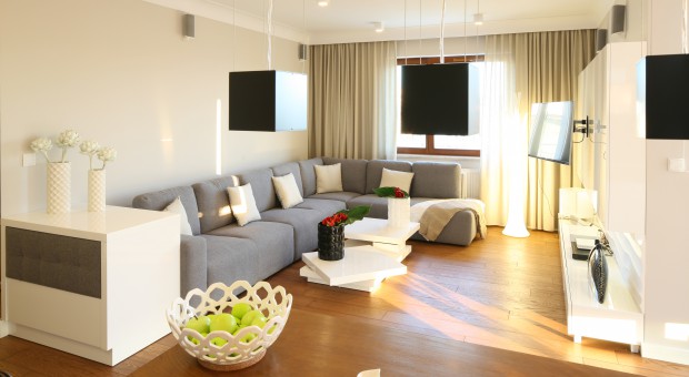 Gdyński apartament w bieli
