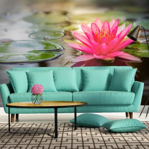 Fototapeta z motywem przeskalowanej lilii wodnej z oferty marki Livingstyle.pl.