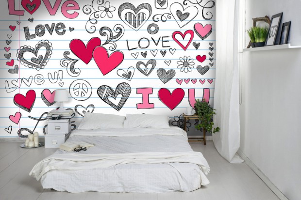 Walentynki: pomysł na dekorację sypialni