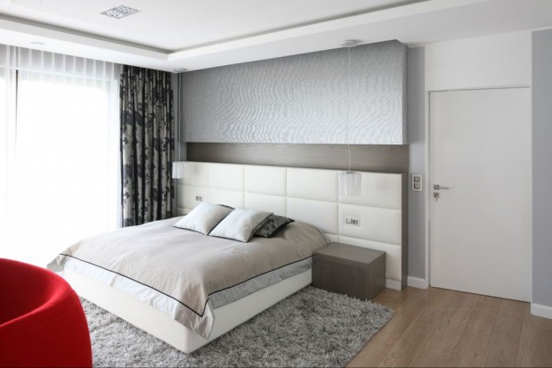 Tapicerowana ściana to świetny i praktyczny pomysł na dekorację sypialni. Zobaczcie sami.