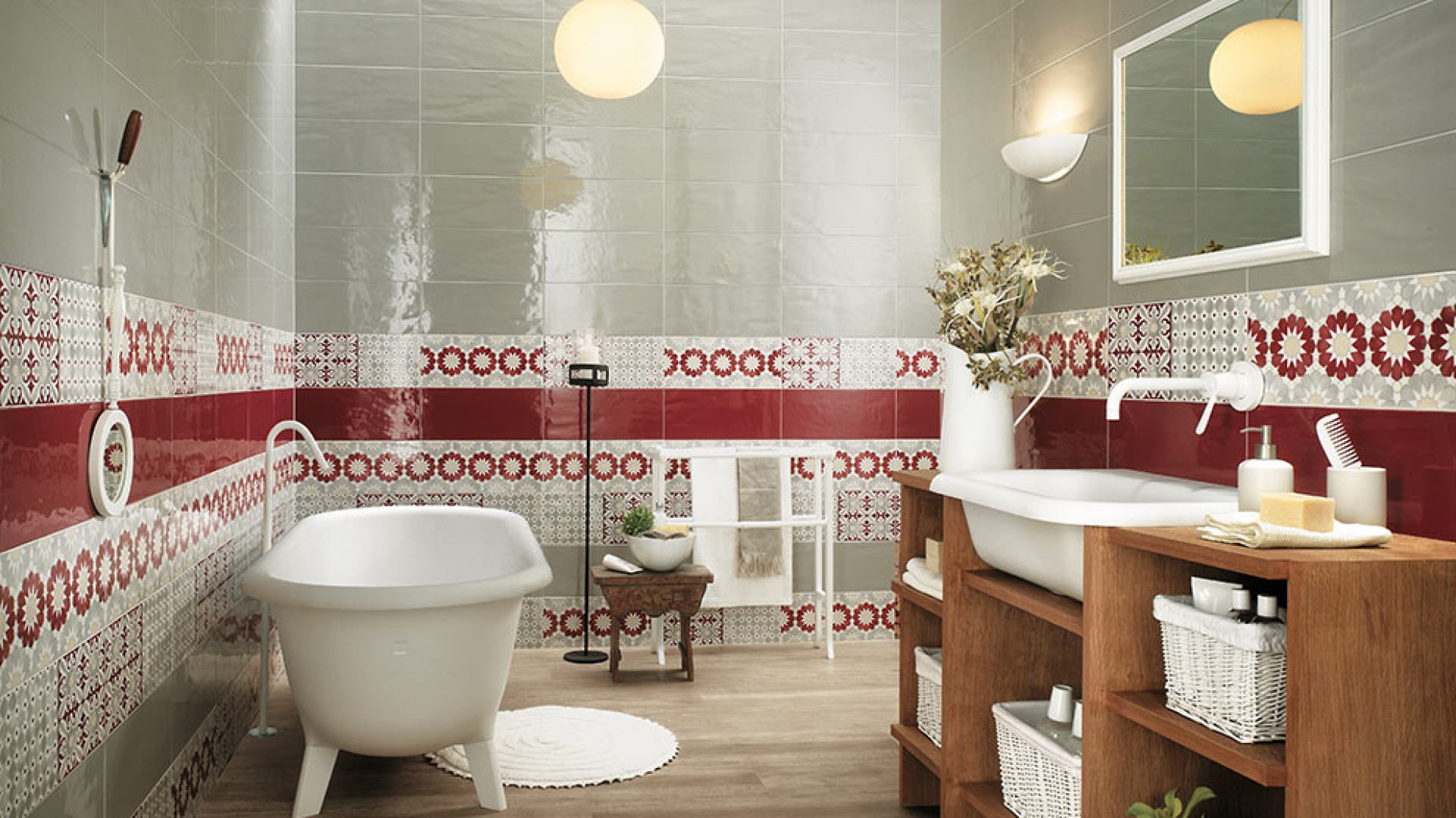 Kafle z kolekcji Havana marki Fap Ceramiche inspirowane kulturą i sztuką dekoracyjną Ameryki Południowej. Fot. Fap Ceramiche.