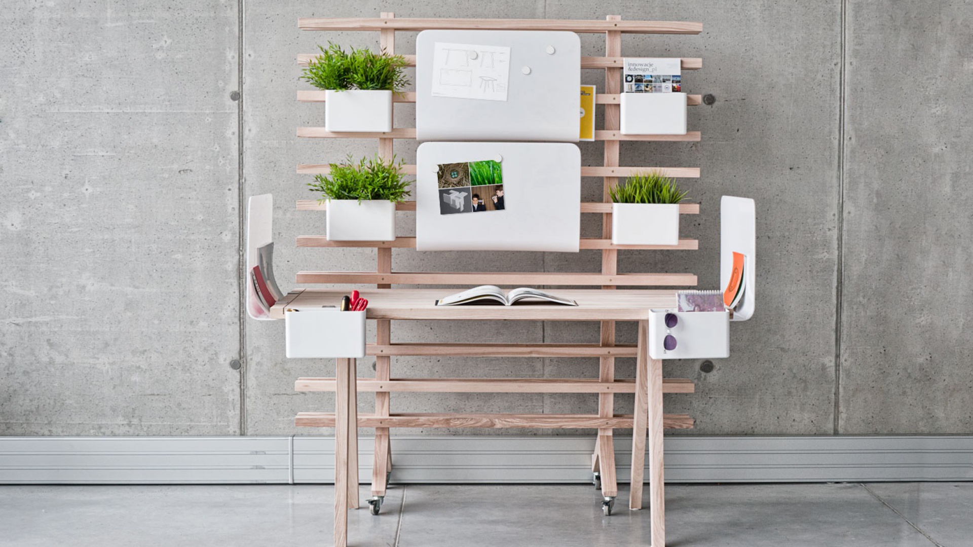 Worknest, czyli gniazdo do pracy. Autorką projektu jest Wiktoria Lenart.
