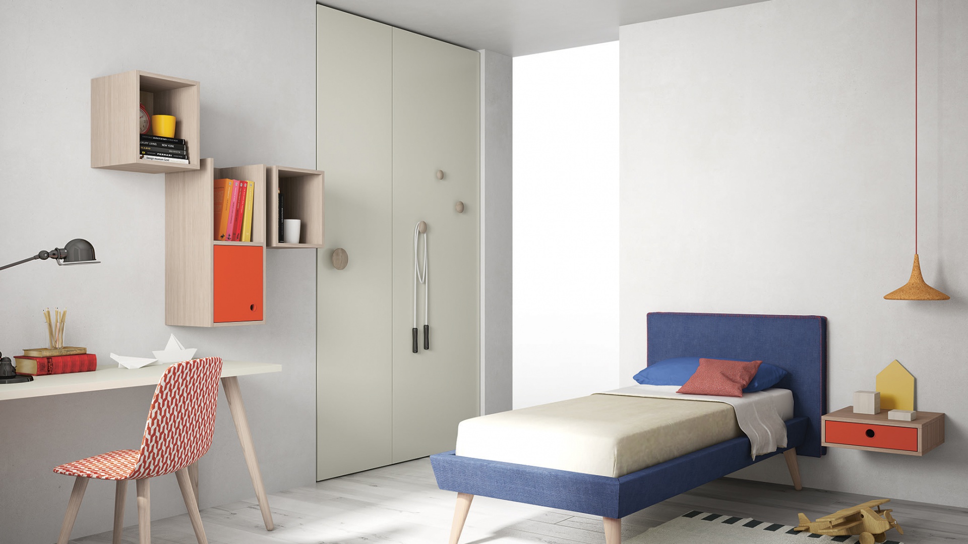 Styl skandynawski to jeden z najmodniejszych trendów w aranżacji wnętrz. Proste formy i jasne kolory z pewnością przypadną do gustu nie jednej nastolatce. Fot. Go Modern Furniture.
