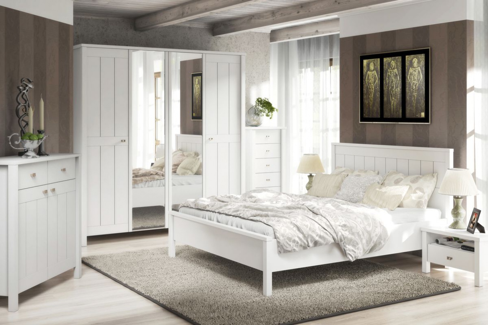 Спальный гарнитур в скандинавском стиле