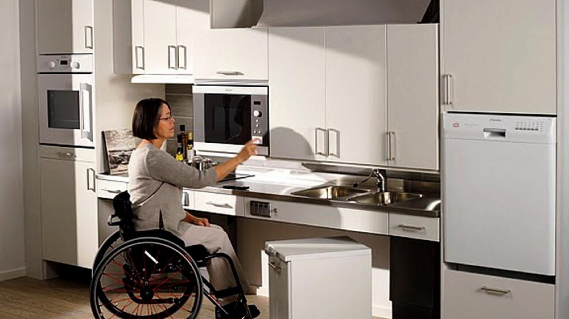 mieszkanie osoby niepełnosprawnej - kuchnia