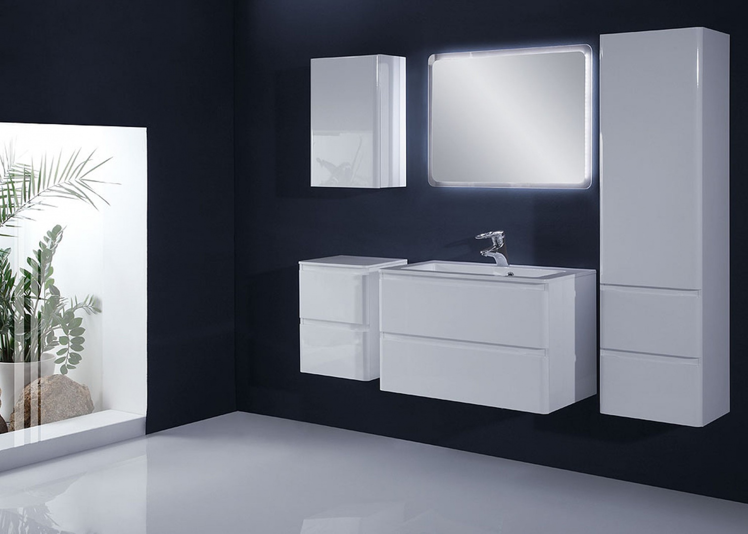 Мебель для ванной комнаты Malta Luxe 80