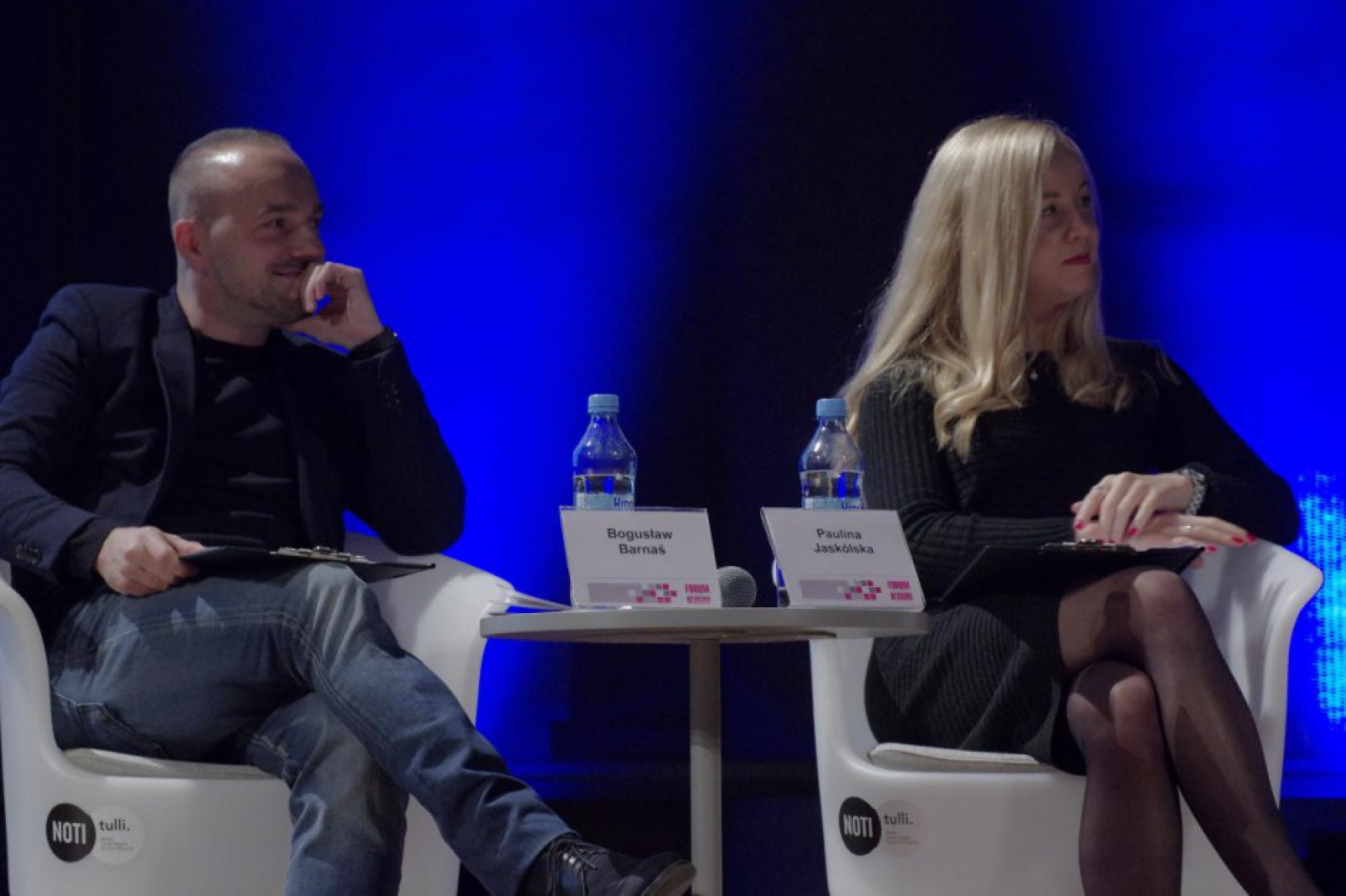 Rozwój technologii zmienił strukturę pracy - powiedział w trakcie panelu Bogusław Barnaś. Fot. Piotr Waniorek.