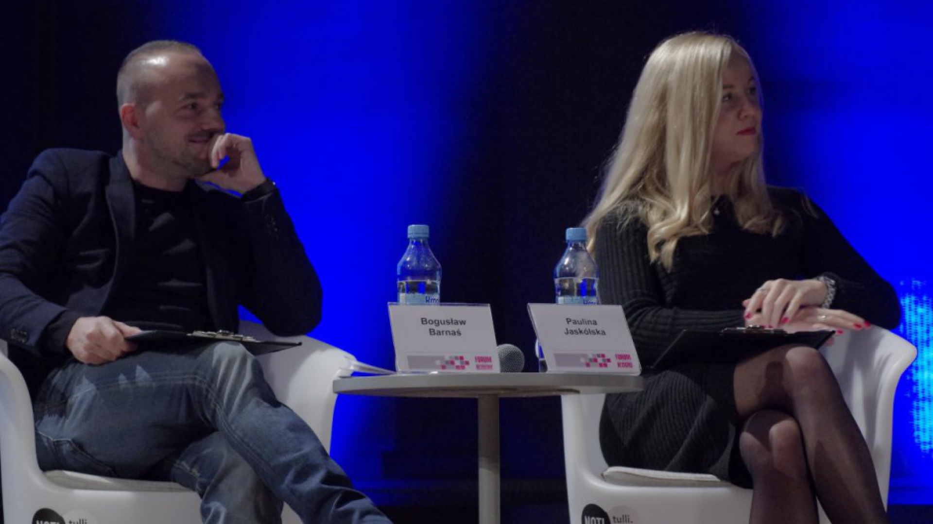 Rozwój technologii zmienił strukturę pracy - powiedział w trakcie panelu Bogusław Barnaś. Fot. Piotr Waniorek.