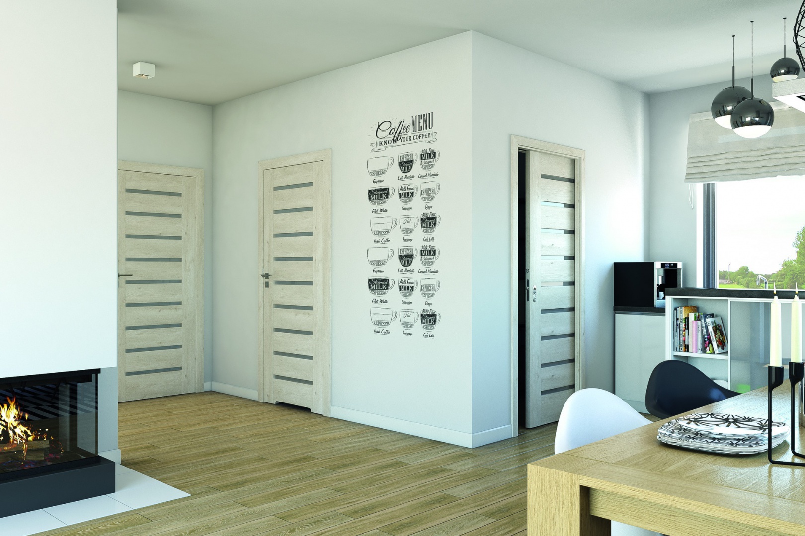 Styl skandynawski ceniony jest za swoją prostotę i funkcjonalność, nadaje się zarówno do dużych apartamentów, jak i mniejszych mieszkań. Fot. Porta
