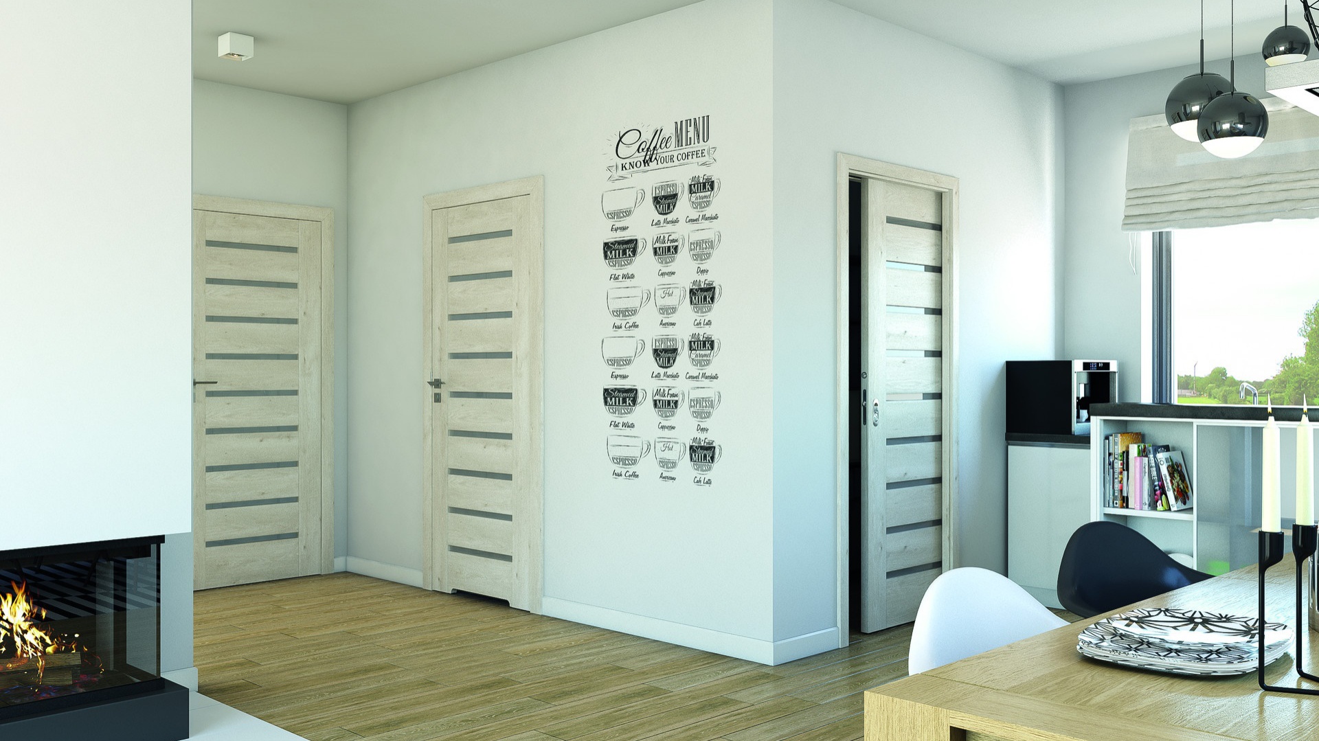 Styl skandynawski ceniony jest za swoją prostotę i funkcjonalność, nadaje się zarówno do dużych apartamentów, jak i mniejszych mieszkań. Fot. Porta
