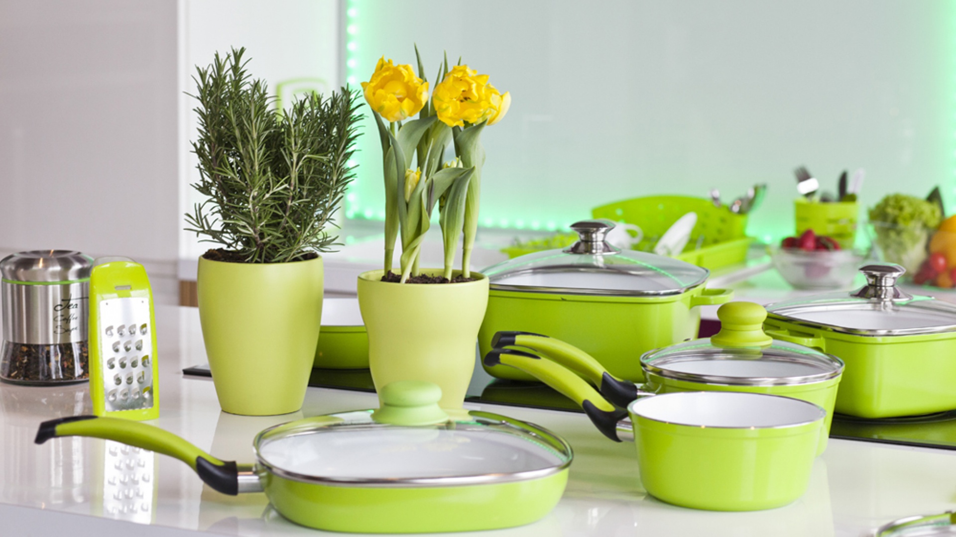 10 pomysłów na zieleń w kuchni