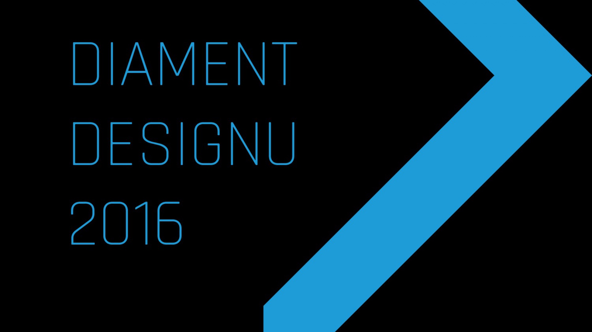 Plakat prasowy konkursu Diament Designu