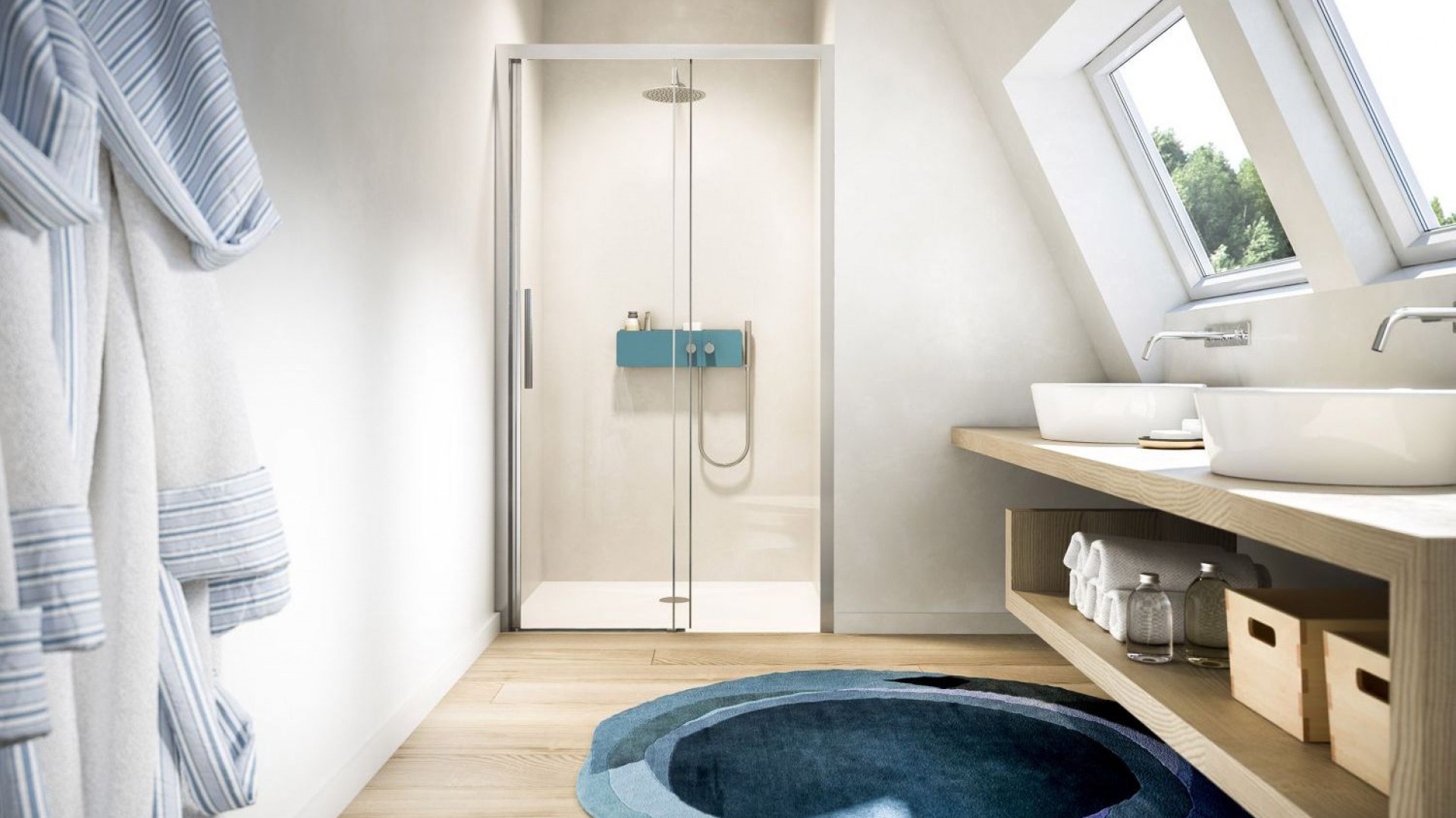 Nowoczesna kabina prysznicowa: nowości od włoskiej marki