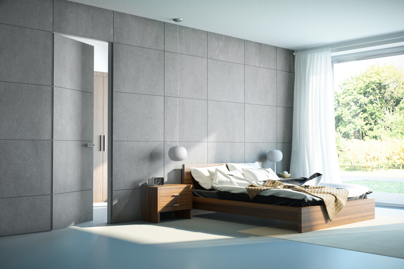 Drzwi Alu Beton. PIU Design