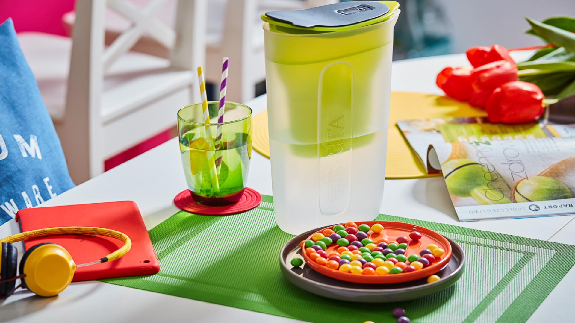 Dzbanek filtrujący BRITA FUN Lime.