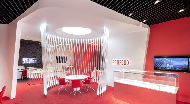 Designerski salon sprzedaży firmy Profbud 