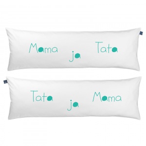 Poduszka One Pillow Mama Tata ja. Fot. Mr&Mrs Sleep