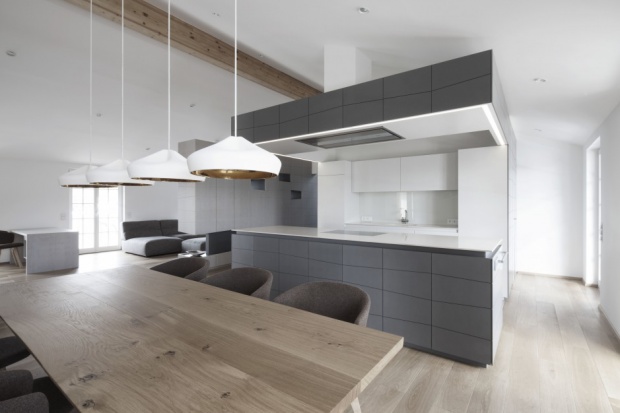 Apartament w Austrii: gotowy projekt minimalistycznego wnętrza