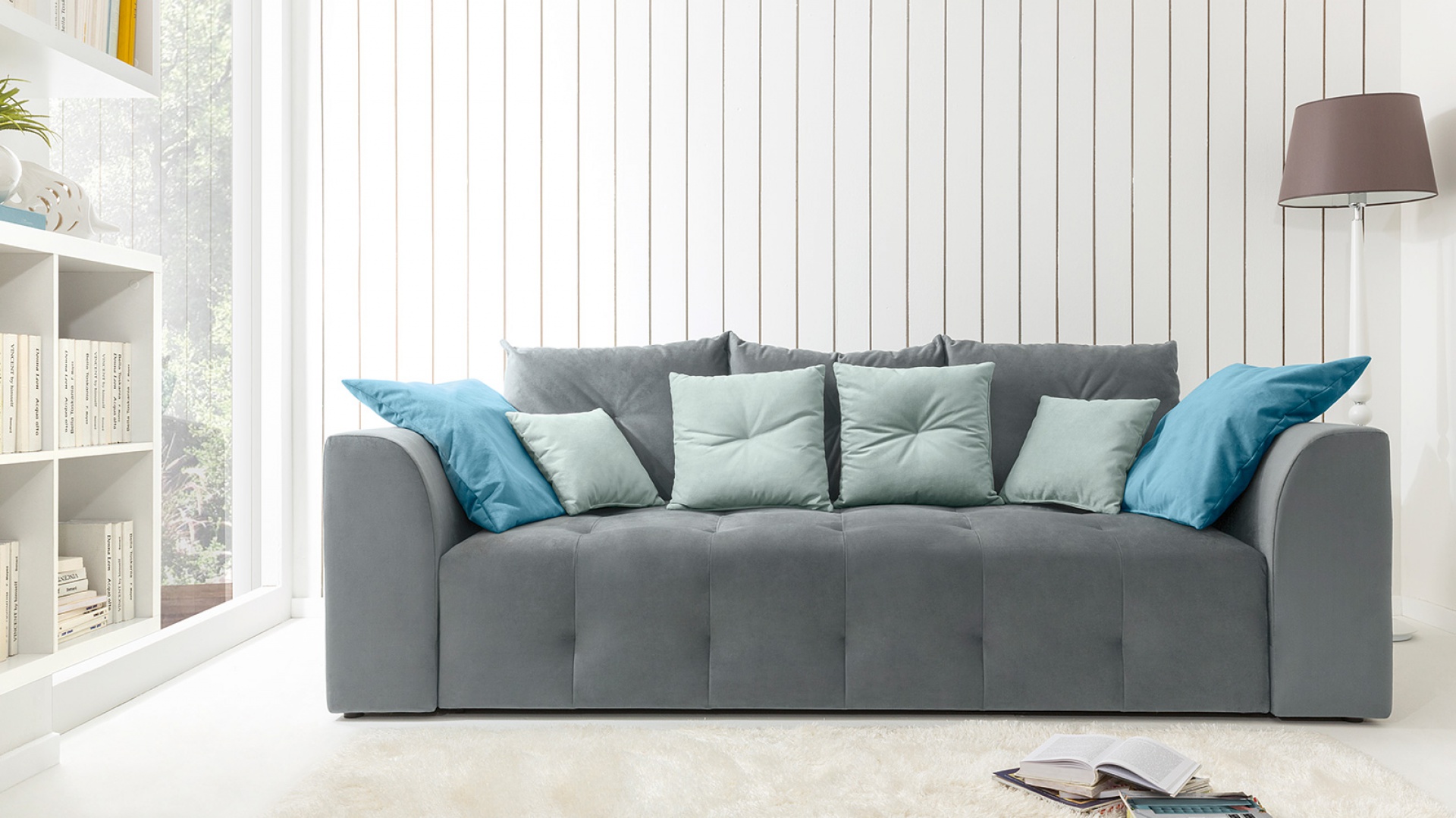 Sofa W Salonie Najnowsze Propozycje Producentów Trzyosobowa Sofa Royal Dostępna W Ofercie Marki Black Red White Fot