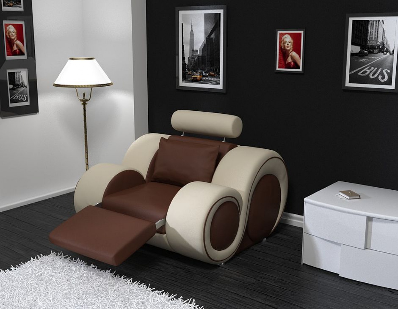 Wygodny salon w nowoczesnym stylu. Fot. Super-Sofa