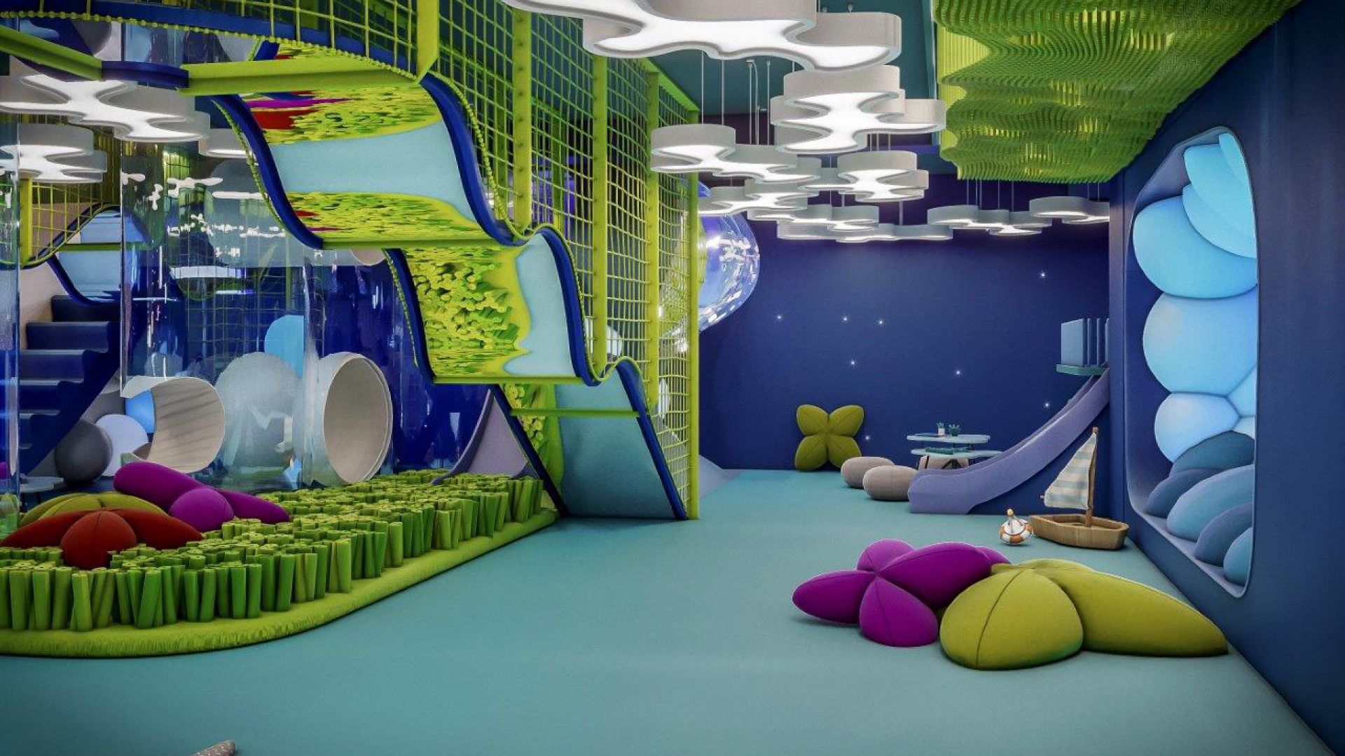Kids Room w hotelu Gwiazda Pomorza. Fot. Iliard Architecture & Project Management 