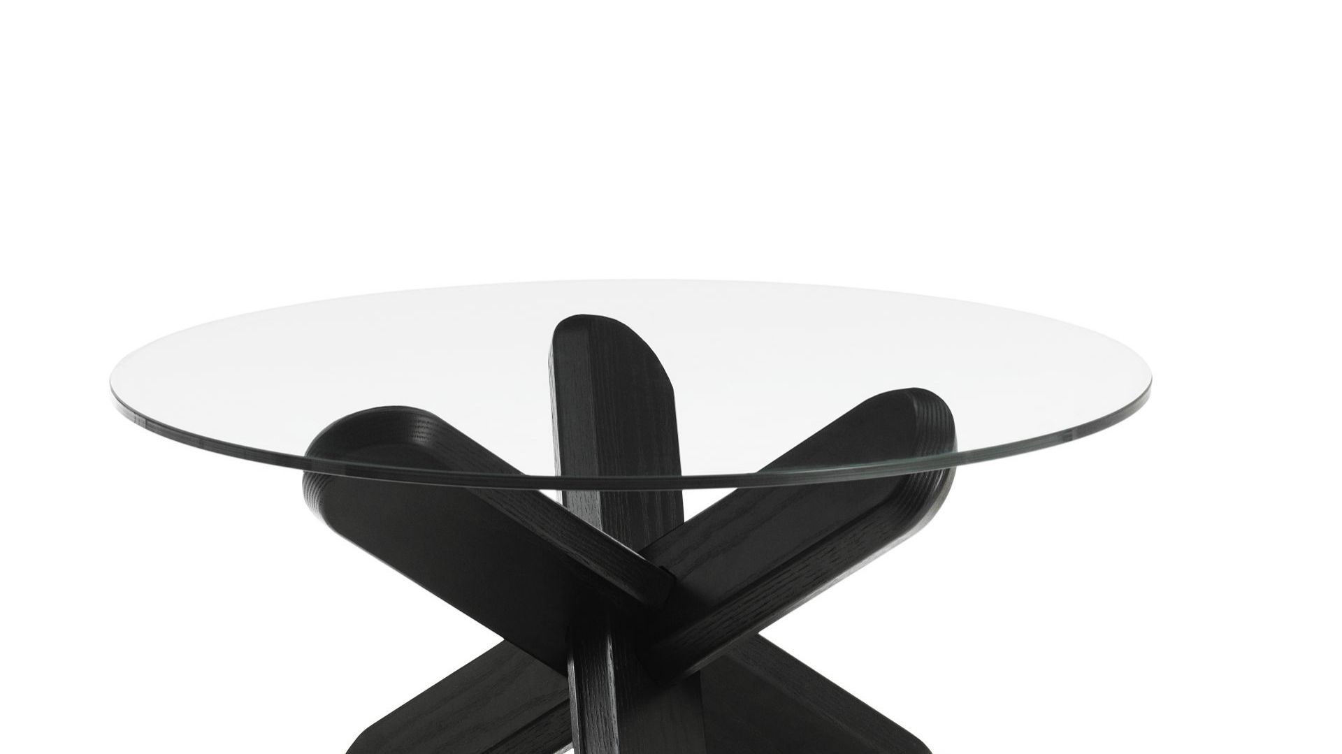Stolik Ding ze szklanym blatem. Fot. Normann Copenhagen