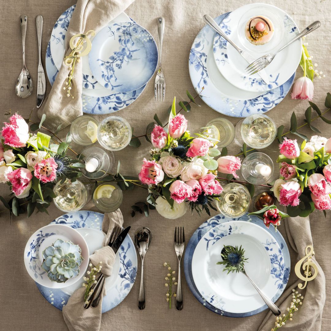 Piękna porcelana: serwis Nordic Blue. Fot. Fyrklovern