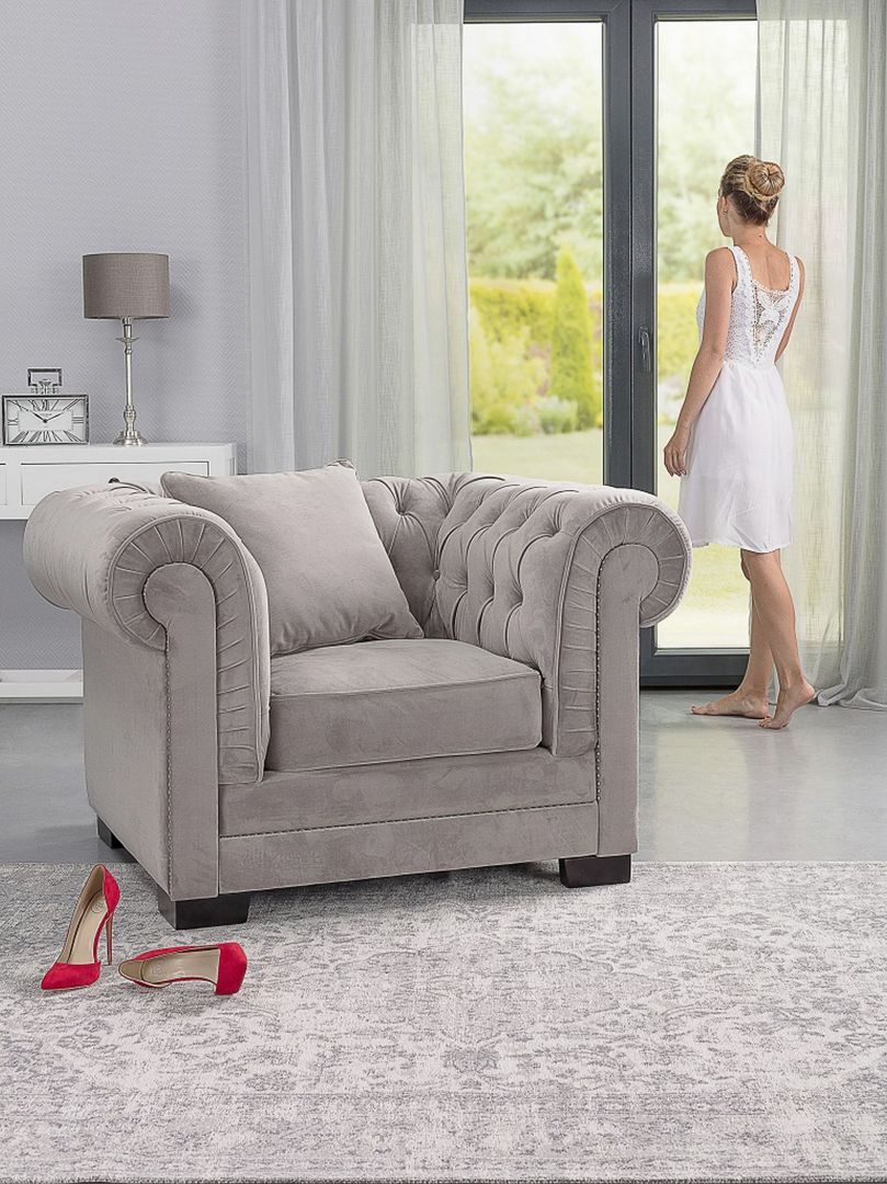 Meble do salonu: sofy i fotele Chesterfield w nowoczesnej odsłonie ...