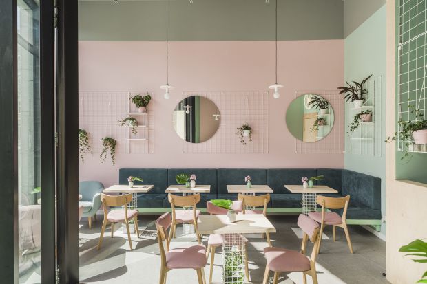 Wypiekarnia to nowa kawiarnia w Poznaniu, przy. ul. Kościelnej. Wnętrze zostało zaprojektowane przez Urszulę Kaczmarek Ula Kaczmarek i Enode Studio, za projektem wyposażenia stoi Belmam.