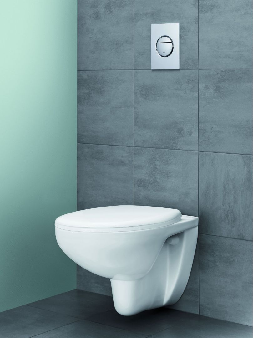 Nowoczesna łazienka - kolekcja ceramiki Bau Ceramic. Fot. Grohe