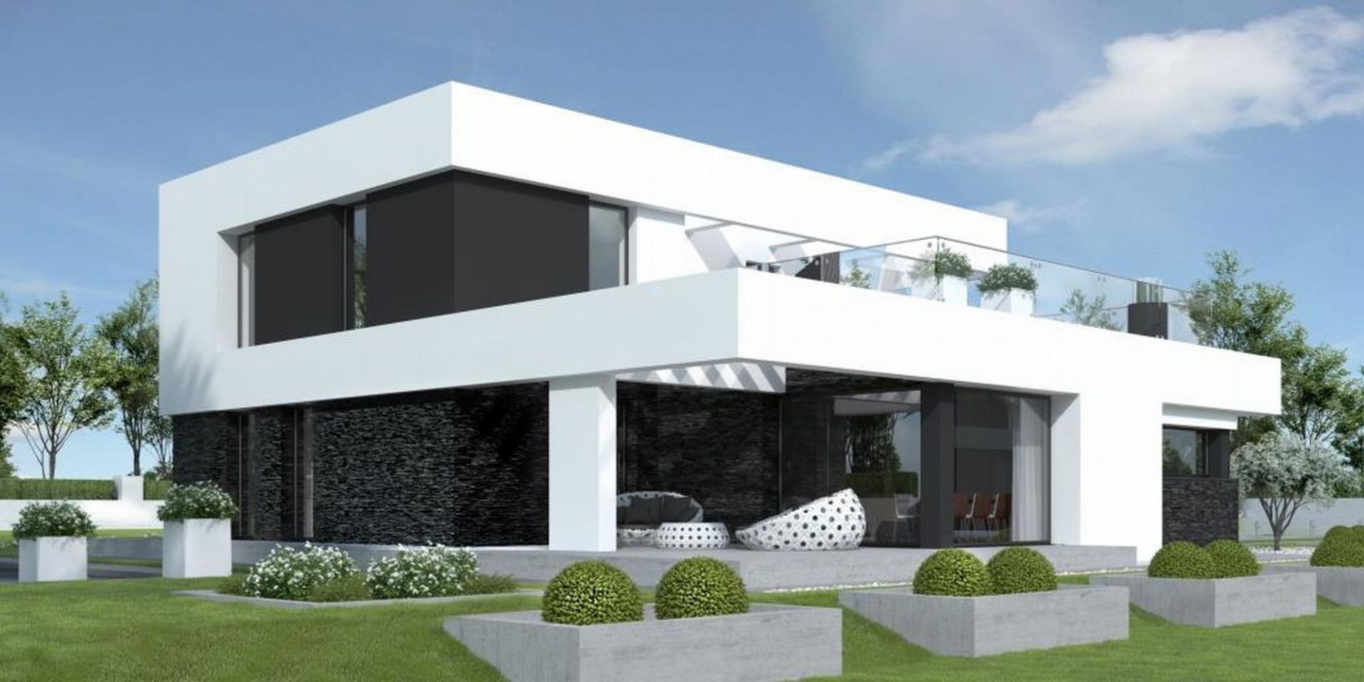 Wybieramy materiał na elewację. Projekt: HomeKoncept 41. Fot. HomeKoncept