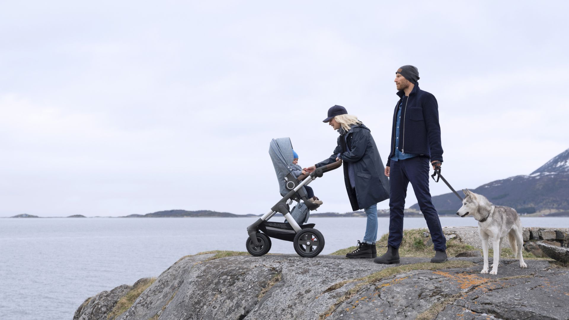 Wózek Stokke® Trailz™ Nordic Blue Exclusive Edition. Fot. Stokke® Trailz™