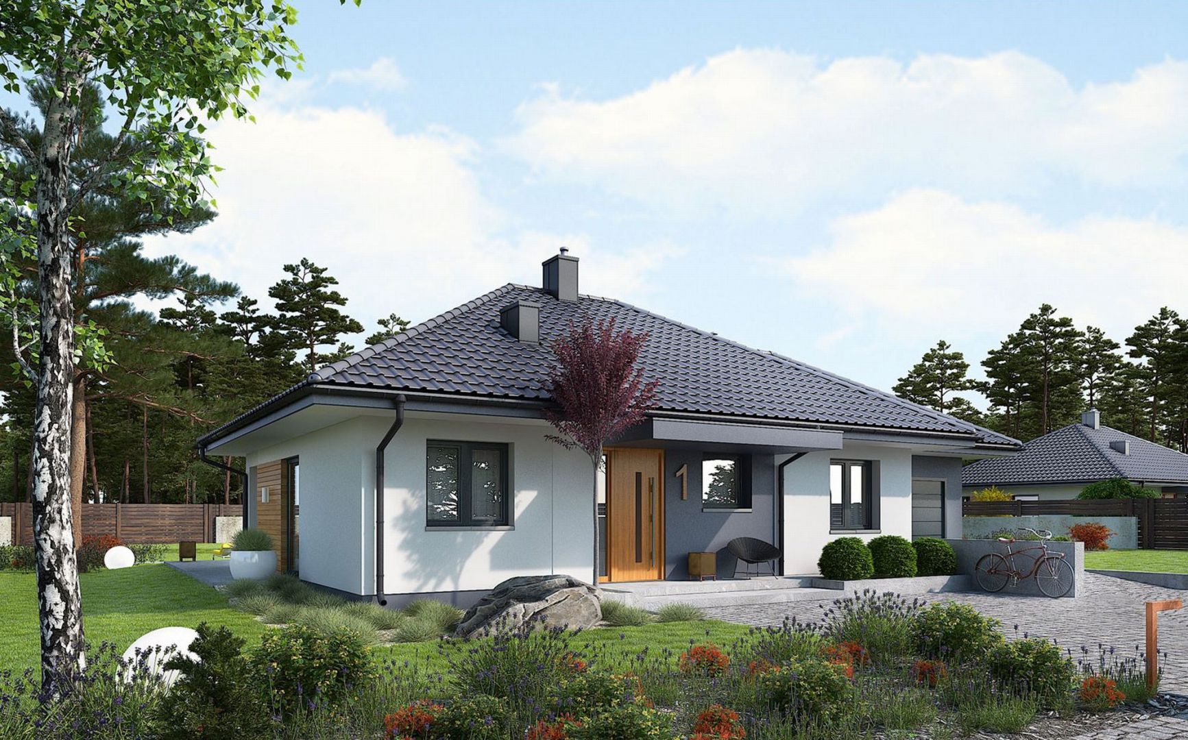 Dom ocieplony styropianem. Projekt domu Mini 1 G1. Fot. Pracownia Projektowa Archipelag