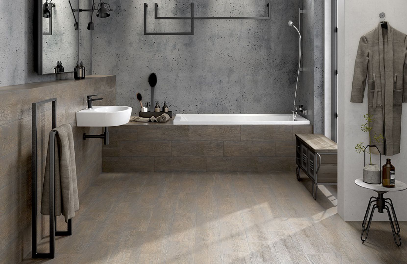 I Love Wood Finwood. Fot. Cersanit