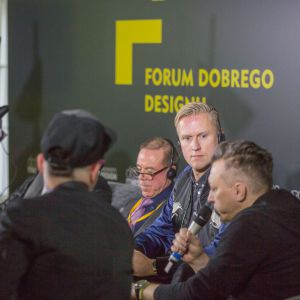 V Forum Dobrego Designu. Sesja: Pokolenie nomadów – jak projektować dla dzieci mobilnej kultury. Fot. Piotr Waniorek.