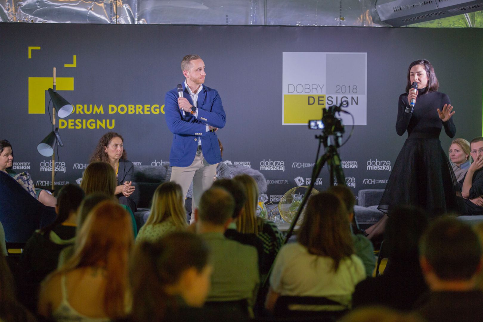 V Forum Dobrego Designu. Sesja: Ewolucja wzornictwa. Czy ogranicza nas tylko wyobraźnia? Fot. Piotr Waniorek.
