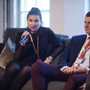 Izabela Żak, Flugger. V Forum Dobrego Designu: Barwny dom. Top kolory 2018 roku. Fot. Tomasz Wawer.