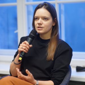 Daria Burlińska, DBWT. V Forum Dobrego Designu: Re-Design. W stronę zrównoważonej przyszłości. Fot. Tomasz Wawer.
