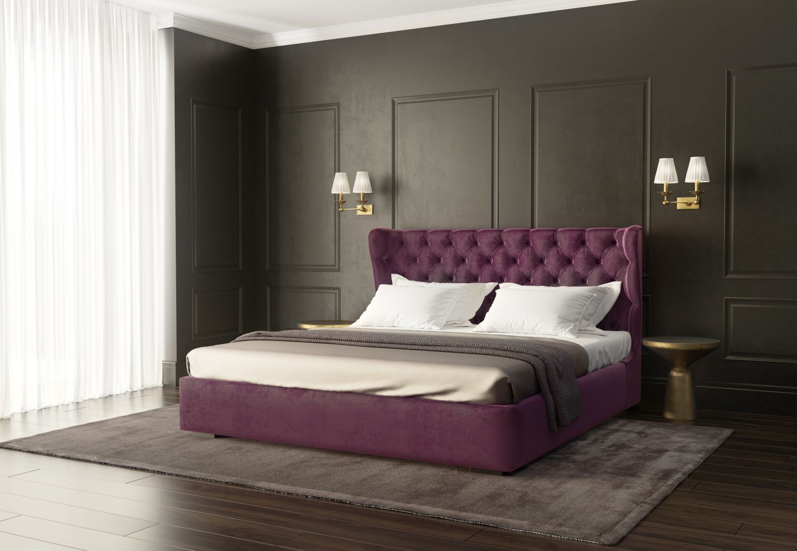 Fiolet i purpura na salonach. Fot. Franc Gardiner