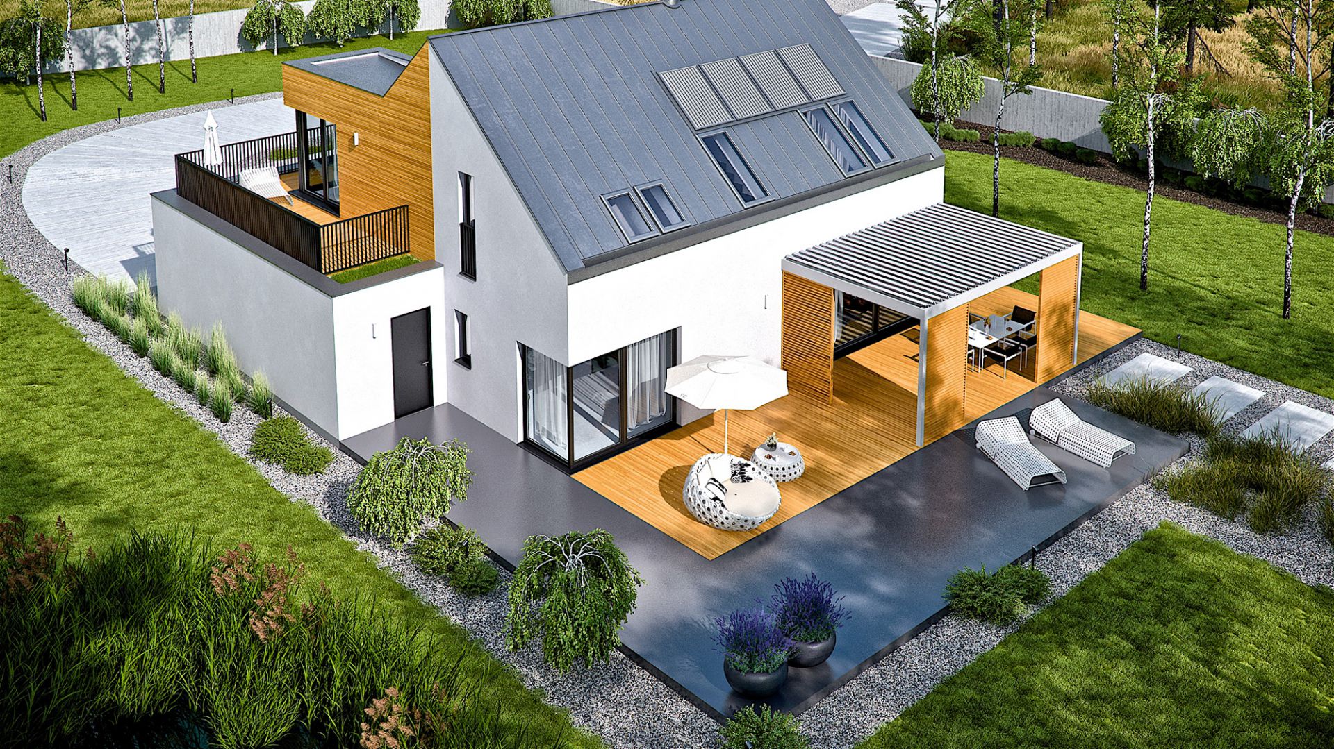 Projekt: Dom Nils II G2 ENERGO PLUS, Pracownia Projektowa Archipelag. Fot. Pracownia Projektowa Archipelag