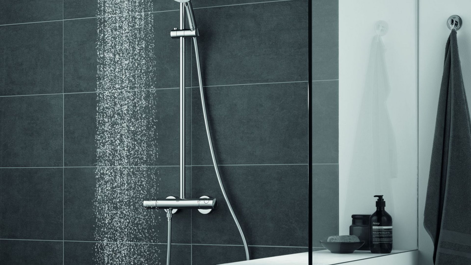 Aranżujemy strefę prysznica. Fot. Grohe