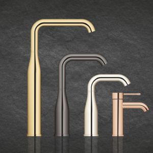 Nowoczesne baterie do kuchni: zobacz wzory z metali kolorowych. Fot. Grohe 