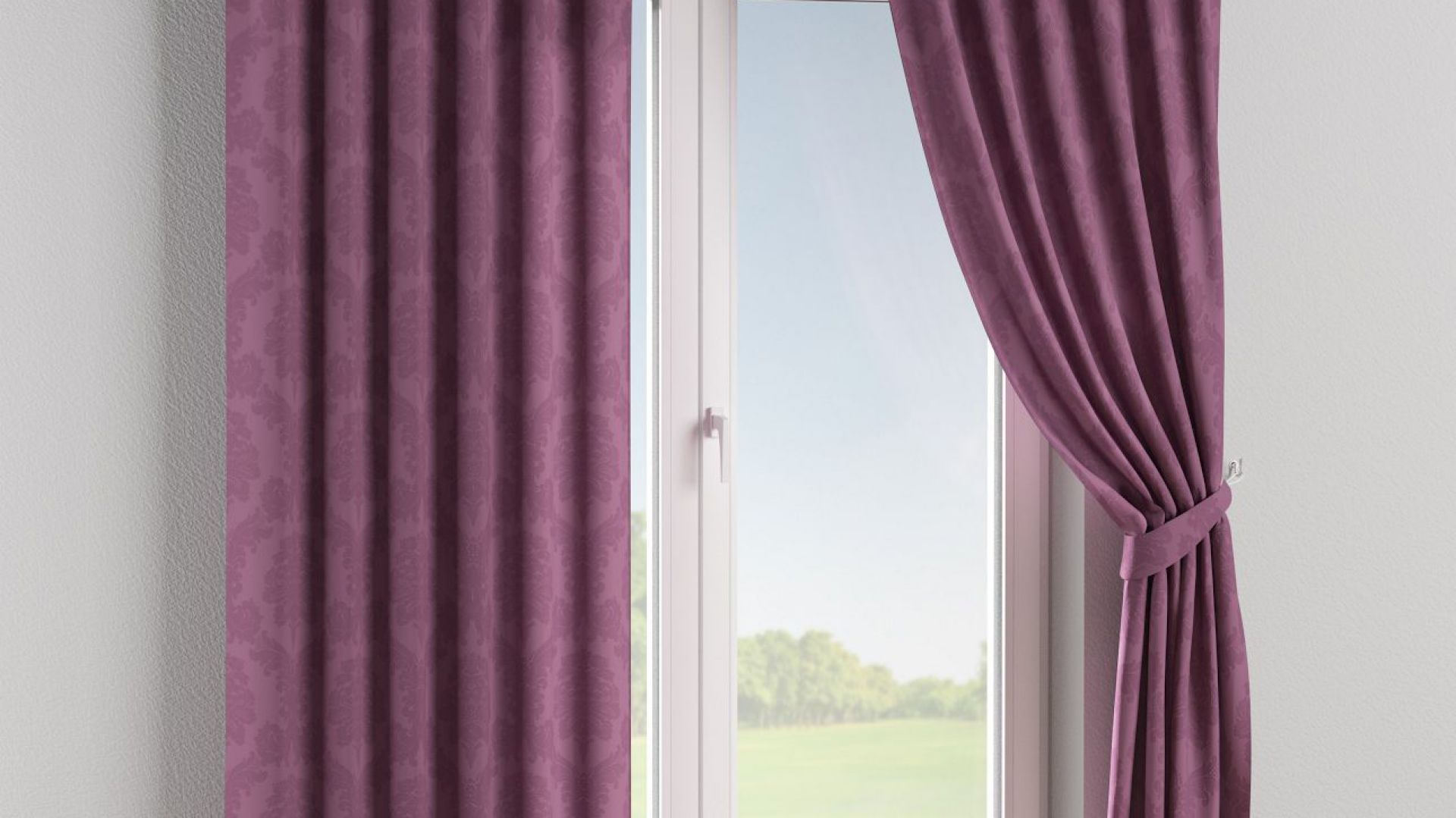 Kolor Roku Pantone Ultra Violet we wnętrzu. Fot. Dekoria.pl